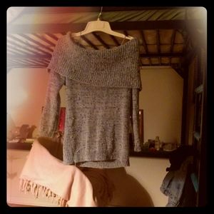 Off the shoulder sweater
